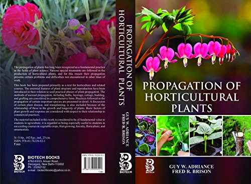 Stock image for Propagation of Horticultural Plants for sale by Books Puddle