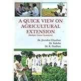 Beispielbild fr A Quick View on Agricultural Extension (Multiple Choice Questions) zum Verkauf von Books Puddle