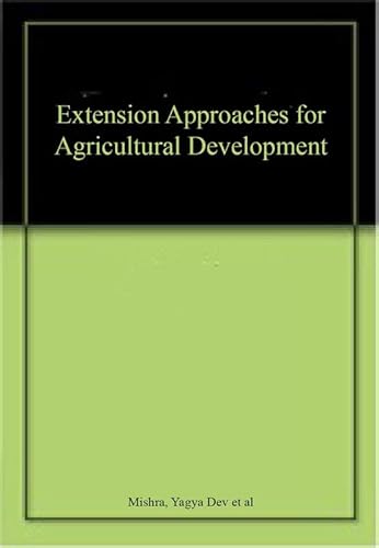 Immagine dell'editore per Extension Approaches For Agricultural Development venduto da Biblios