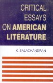 9788176255615: Critical Essays on American Literature