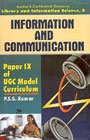 9788176464178: Information and Communication [Vol.8]: Paper IX of UGC Model Curriculum