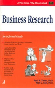 50 Minute: Business Research (9788176495264) by Paul R Timm Rick C Farr