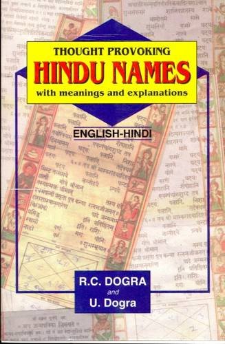 Stock image for Thought Provoking Hindu Names with Meanings and Explanation in English and Translation into Hindi for sale by Stephen White Books