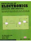 9788176566087: Principles of Electronics: Analog and Digital