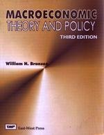 Stock image for Macroeconomic Theory and Policy for sale by Majestic Books