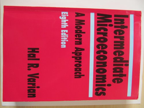 Beispielbild fr Intermediate Microeconomics : a Modern Approach : Eighth Edition zum Verkauf von Mahler Books