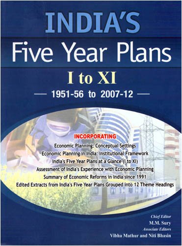 Stock image for India*s Five Year Plans: I to XI: 1951-56 to 2007-12 (Two-Volume Set) for sale by dsmbooks