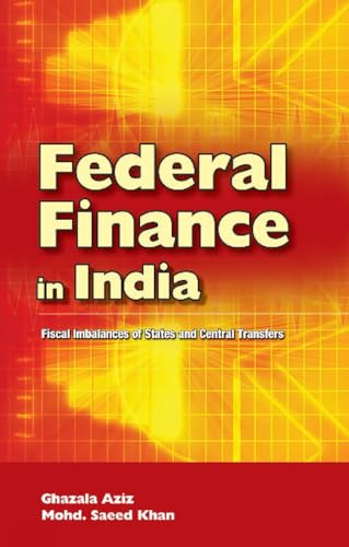 Stock image for Federal Finance in India for sale by Books Puddle