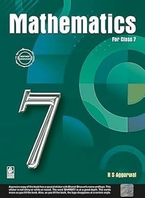 Stock image for Mathematics For Class 7 for sale by Books Unplugged