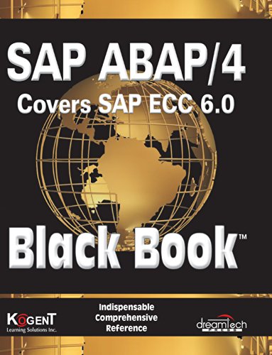 9788177224290: Sap Abap/4, Covers Sap Ecc 6.0, Black Book: 2009 Ed