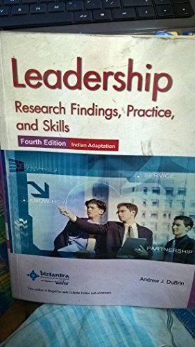 Stock image for Leadership Research Findings Practice And Skills for sale by dsmbooks