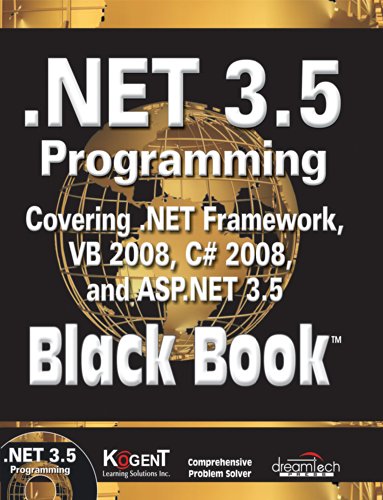 Stock image for NET 3.5 Programming: Covering .NET Framework, VB 2008, C# 2008 and ASP.NET 3.5, Black Book for sale by Mispah books