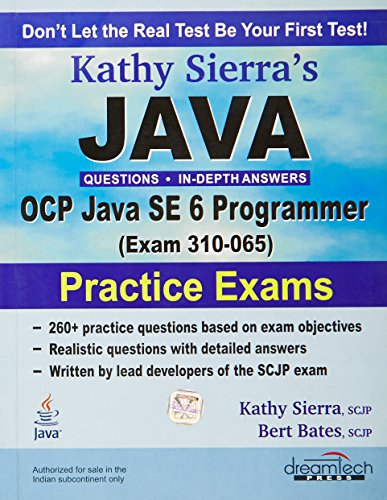 Stock image for JAVA: OCP JAVA SE 6 PROGRAMMER, EXAM 310-065, PRACTICE EXAMS for sale by dsmbooks