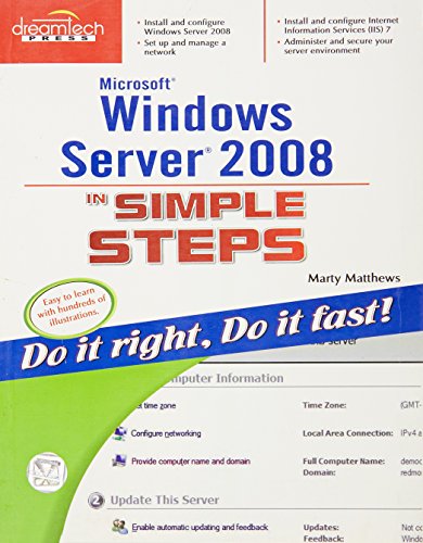 Immagine dell'editore per Microsoft Windows Server 2008 in Simple Steps venduto da Majestic Books