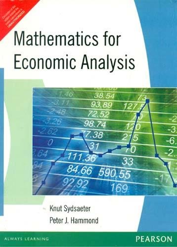 Imagen de archivo de Mathematics for Economic Analysis a la venta por ThriftBooks-Atlanta
