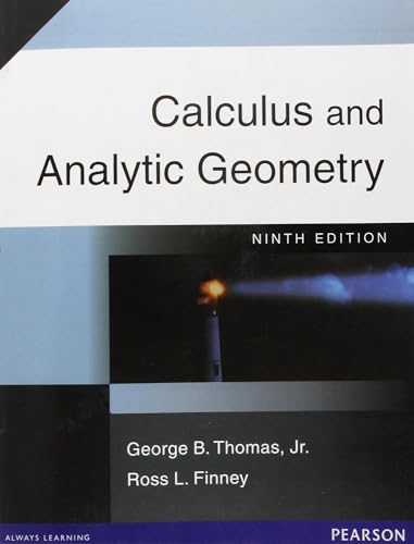 Stock image for Calculus and Analytic Geometry for sale by Majestic Books