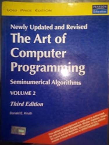 Beispielbild fr Art of Computer Programming: vol. 2 zum Verkauf von -OnTimeBooks-