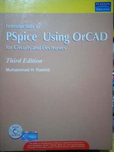 Imagen de archivo de Introduction to PSpice Using OrCAD for Circuits and Electronics, 3/e (with CD) a la venta por dsmbooks