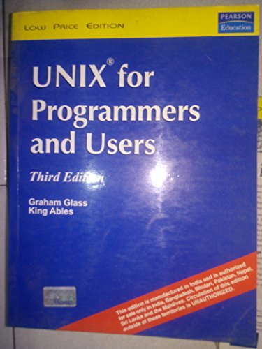 9788177583595: UNIX for Programmers and Users, 3/e