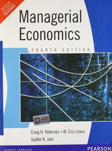 Imagen de archivo de Managerial Economics, 4Th Edn a la venta por Books in my Basket