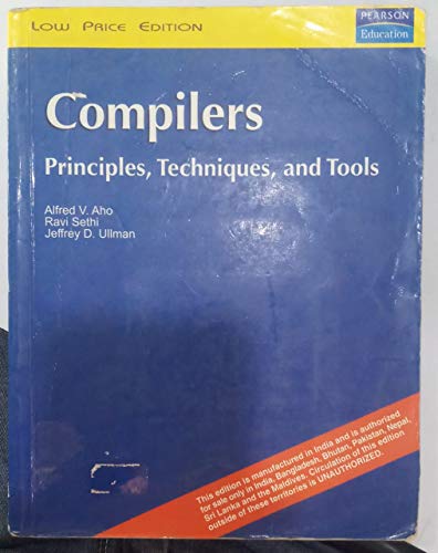 Compilers: Principles, Techniques, And Tools (Reprint) - Alfred V. Aho