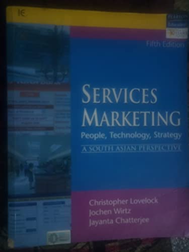 Imagen de archivo de Services Marketing People, Technology, Strategy a la venta por Books Puddle