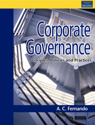 Imagen de archivo de Corporate Governance a la venta por Majestic Books