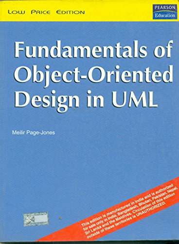 Beispielbild fr Fundamentals Of Object Oriented Design In Uml zum Verkauf von Books in my Basket