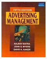 9788177588507: Advertising Management 5Th Edition