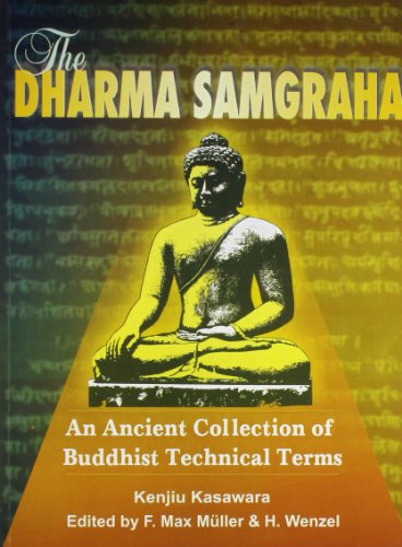 9788177690835: Dharma Samgraha: An Ancient Collection of Buddhist Technical Terms