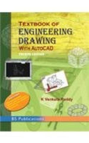 9788178002088: Textbook of Engineering Drawing with AutoCad 4th edn