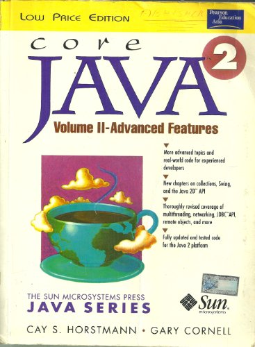 Beispielbild fr Core Java(TM) 2, Volume II--Advanced Features zum Verkauf von Wonder Book