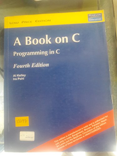 9788178081335: A Book on C