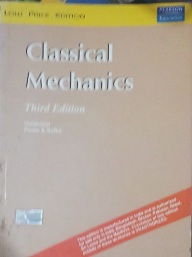 Classical Mechanics 3rd Edition - Low Price Edition - Goldstein