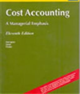 Beispielbild fr Cost Accounting: A Managerial Emphasis zum Verkauf von HPB-Red