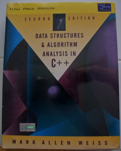 9788178086705: Data Structures & Algorithm Analysis in C++ Second Edition/Low Price Edition
