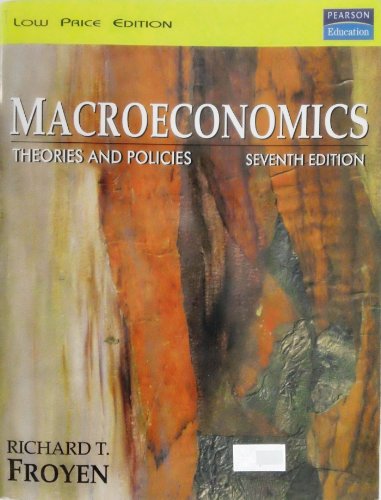 Imagen de archivo de Macroeconomics: Theories and Policies a la venta por SecondSale