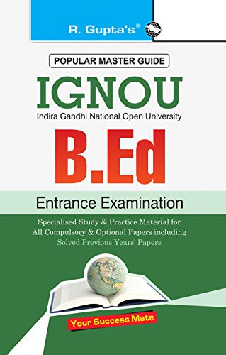 9788178125206: Ignou B.Ed. Entrance Exam Guide: Entrance Examination (Popular Master Guide) [Paperback]