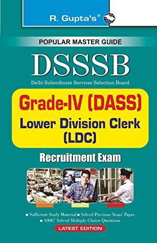 9788178126555: DSSSB: GradeIV (DASS), Warder, Matron, LDC, Steno etc.