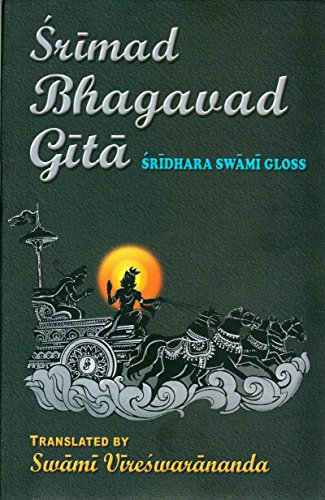 Stock image for Srimad Bhagavad Gita with Sridhara Swami Gloss for sale by Irish Booksellers