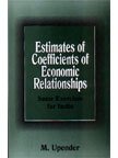 Imagen de archivo de Estimates of Coefficients of Economic Relationships a la venta por Books Puddle