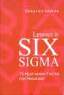 9788178293677: Lessons in Six Sigma