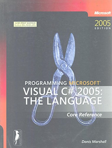 9788178530956: Programming Microsoft Visual C#2005: The Language'