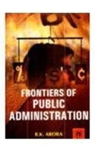 Stock image for Frontiers of Public Administration for sale by Books Puddle