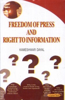 Beispielbild fr Freedom Of Press And Right To Information zum Verkauf von dsmbooks