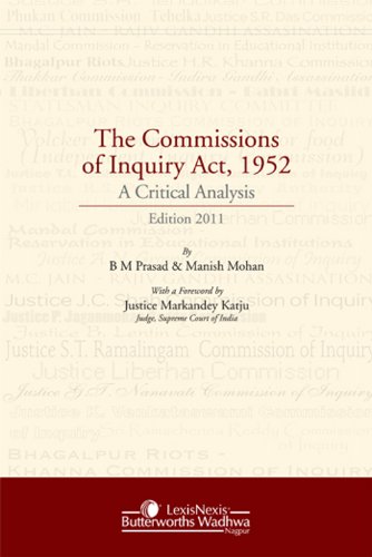 The Commissions of Inquiry Act, 1952: A Critical Analysis