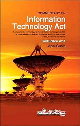 Stock image for Commentary on Information Technology Act for sale by Mispah books