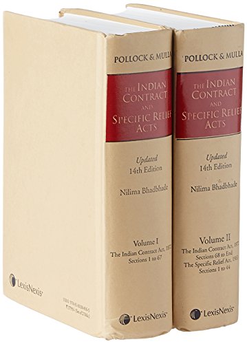 The Indian Contract and Specific Relief Acts, 2 Vols (Fourteenth Edition)