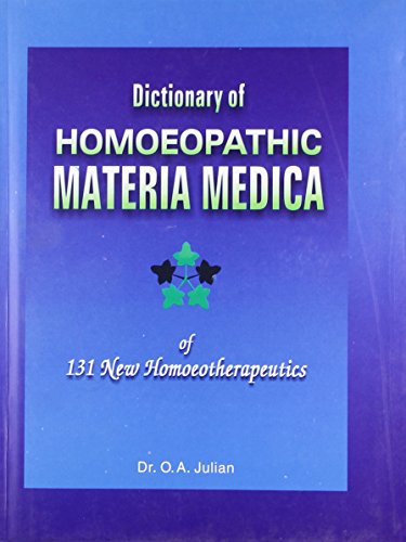 9788180562143: Dictionary of Homoeopathic Materia Medica