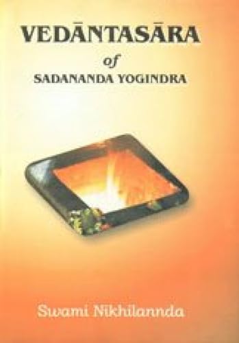 Imagen de archivo de Vedantasara of Sadananda Yogindra a la venta por Books in my Basket